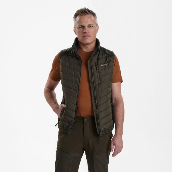 Deerhunter Moor Wattierte Weste mit Strick 4572