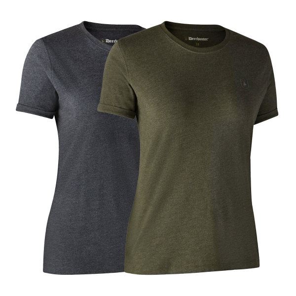 Deerhunter Ladies Basis T-shirt im 2er-Pack 8395 – Bild 8