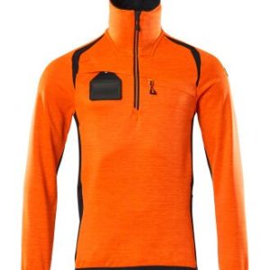 MASCOT® ACCELERATE SAFE Fleecepullover mit kurzem Reißverschluss [19303-316]