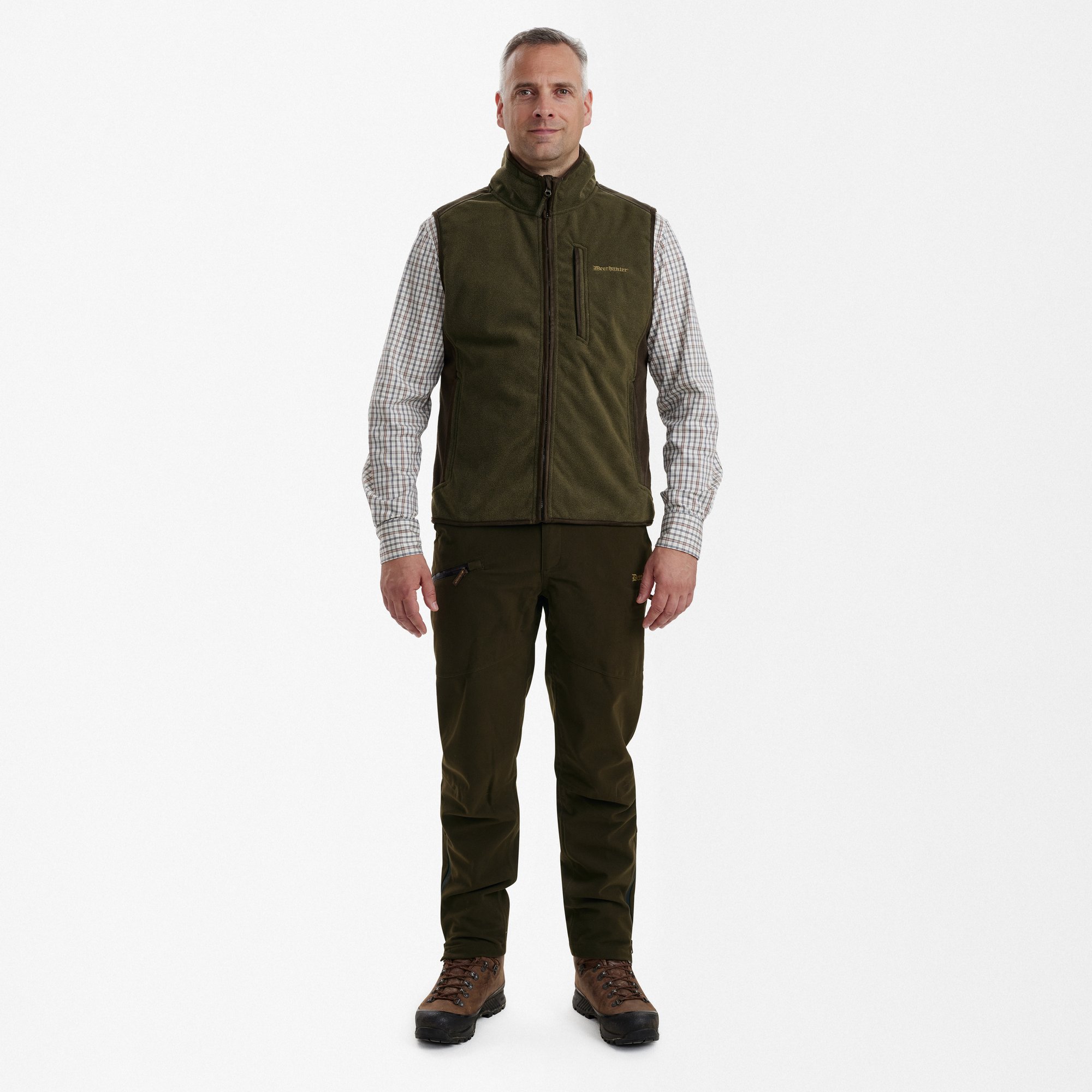 Deerhunter Gamekeeper Bonded Fleece Weste 4515 – Bild 3